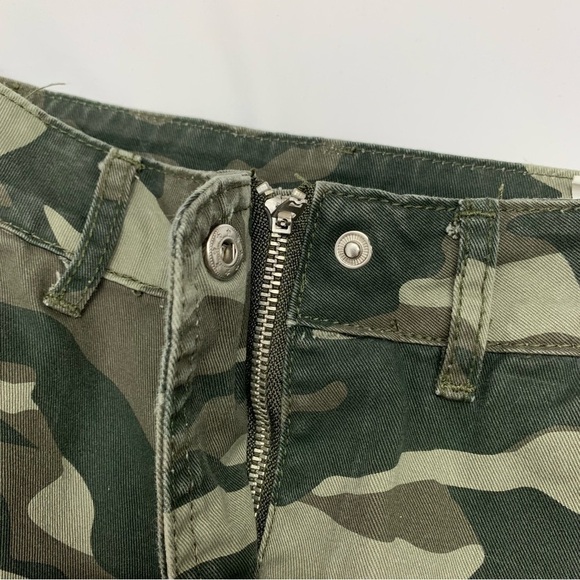 Urban Heritage Cargo camo military pants green Size XS fits 26 woman’s - Picture 9 of 16